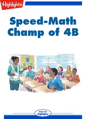 cover image of Speed Math Champ of 4B
